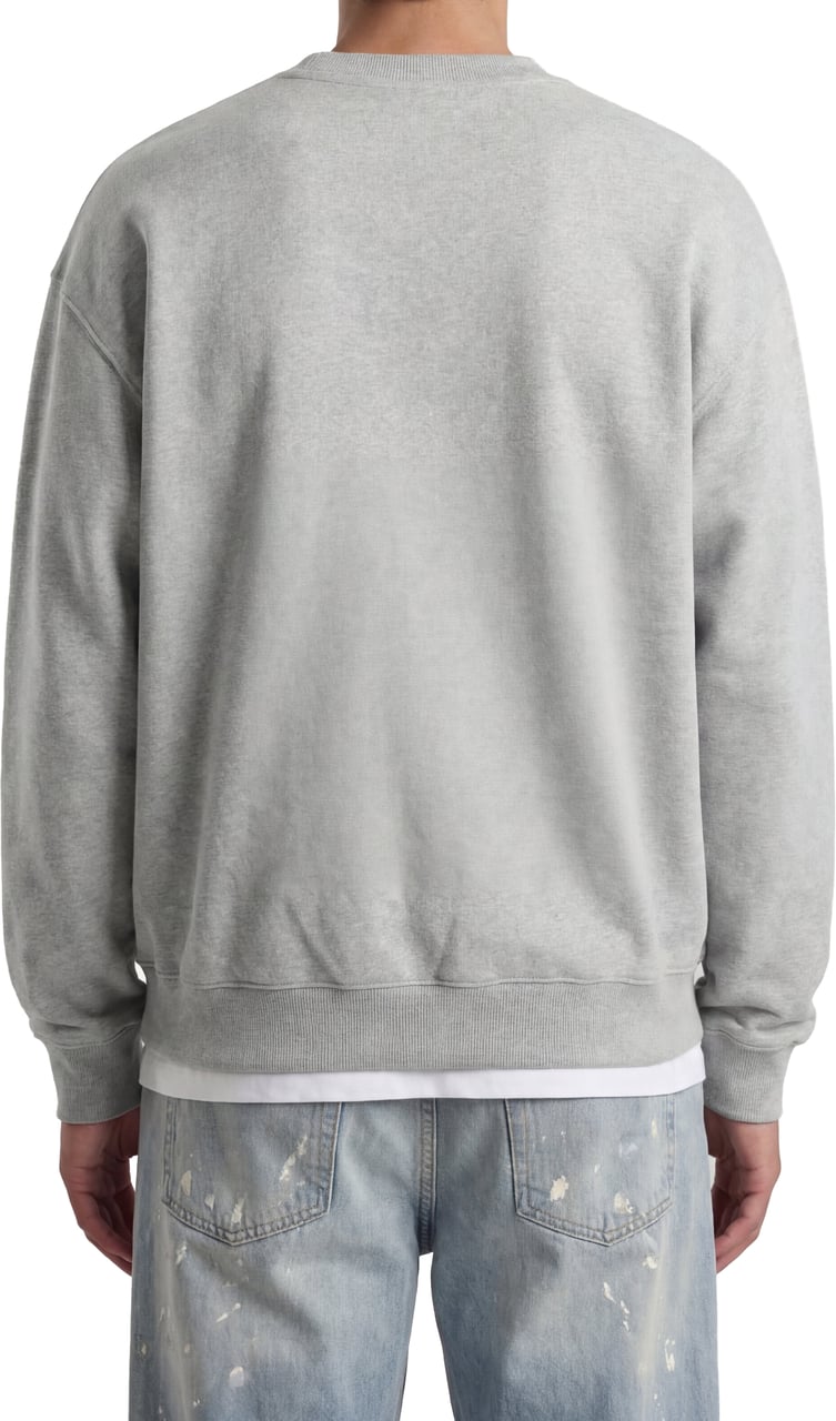 Mansour Paris College Sweater Heather Grey Grijs