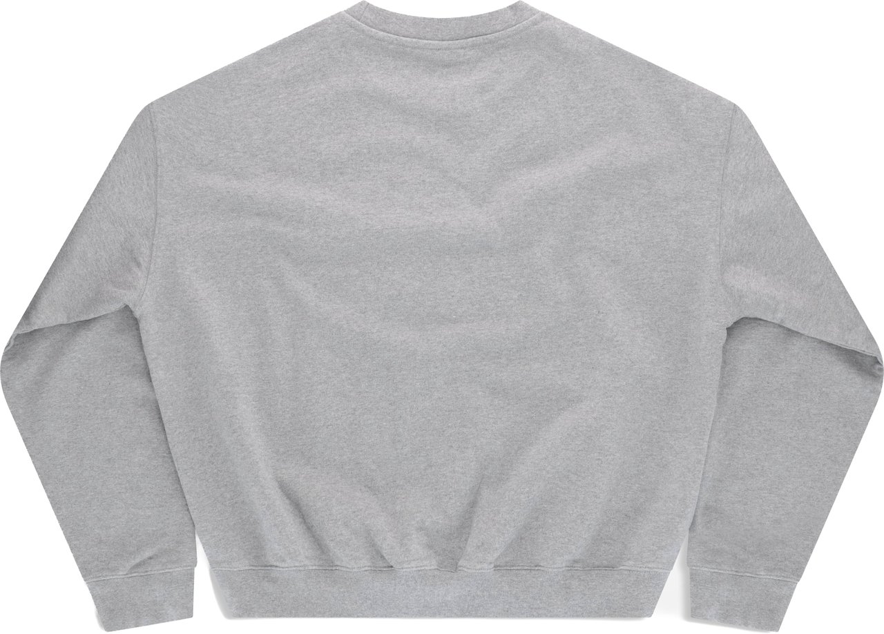 Mansour Paris College Sweater Heather Grey Grijs
