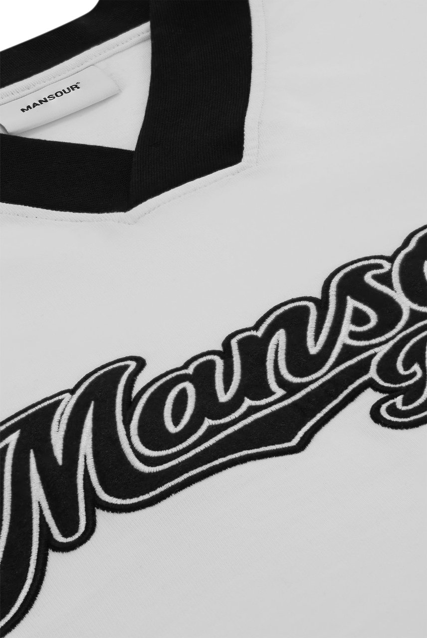 Mansour Baseball Jersey White Wit