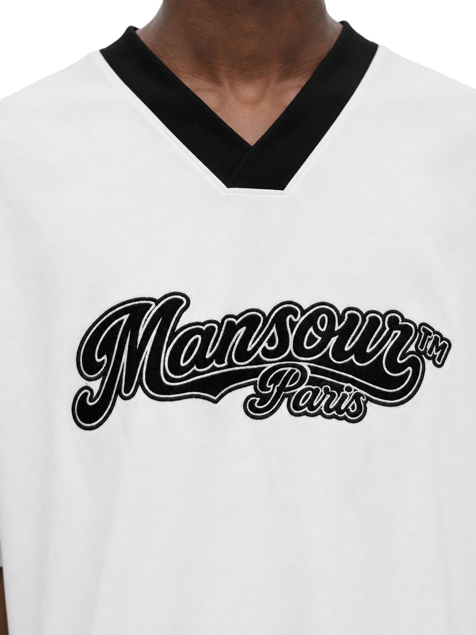Mansour Baseball Jersey White Wit