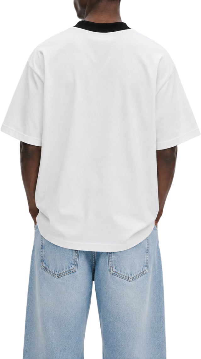 Mansour Baseball Jersey White Wit