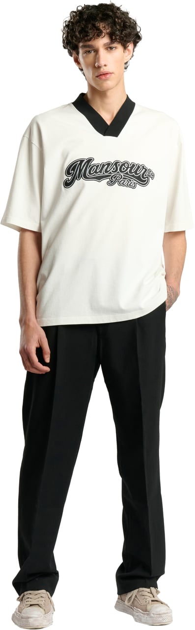 Mansour Baseball Jersey White Wit