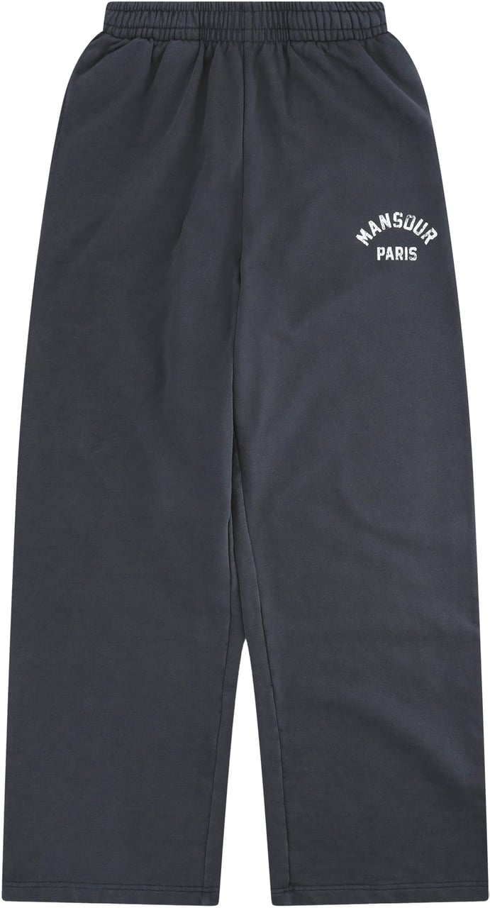 Mansour Striped Track Pants Washed Grey Grijs
