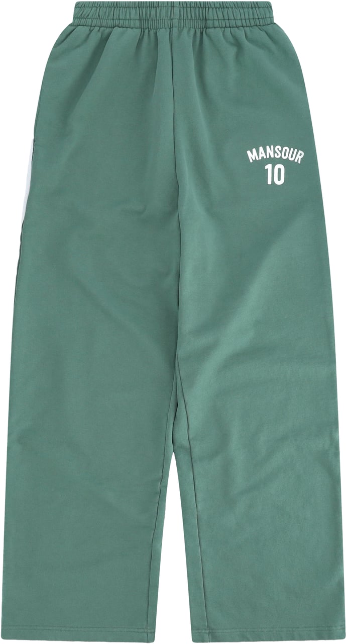 Mansour Striped Track Pants Sea Pine Groen