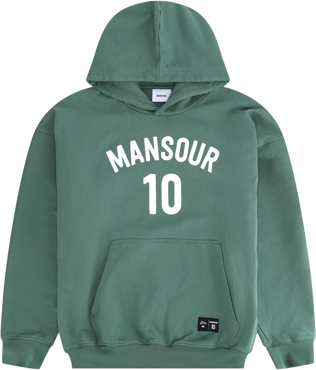Mansour Striped Hoodie Sea Pine Groen