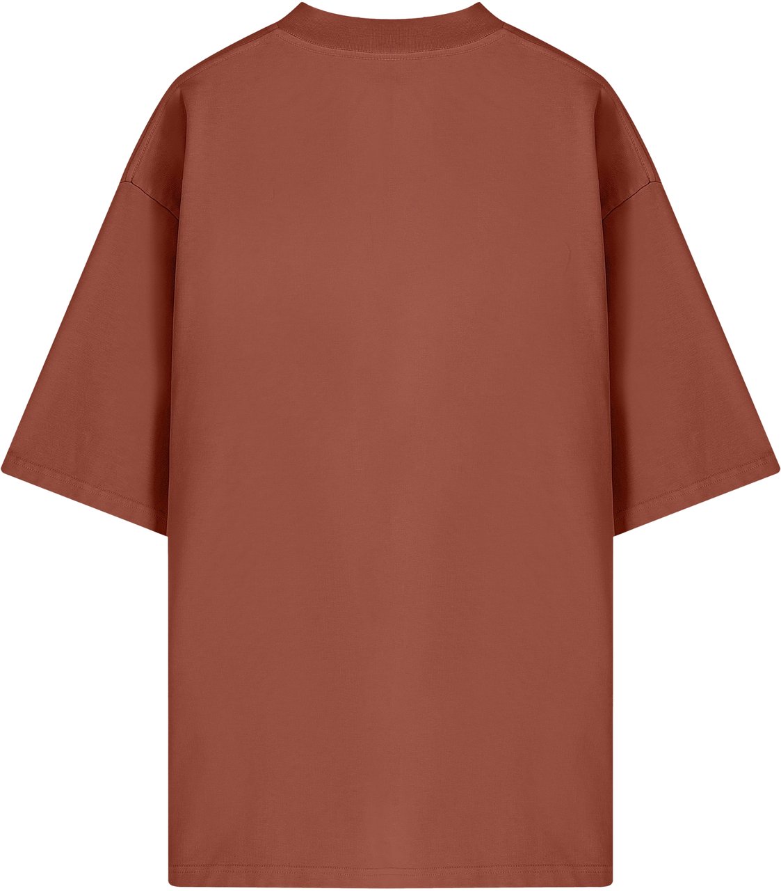 Mansour Swoosh T-shirt Cedar Wood Bruin