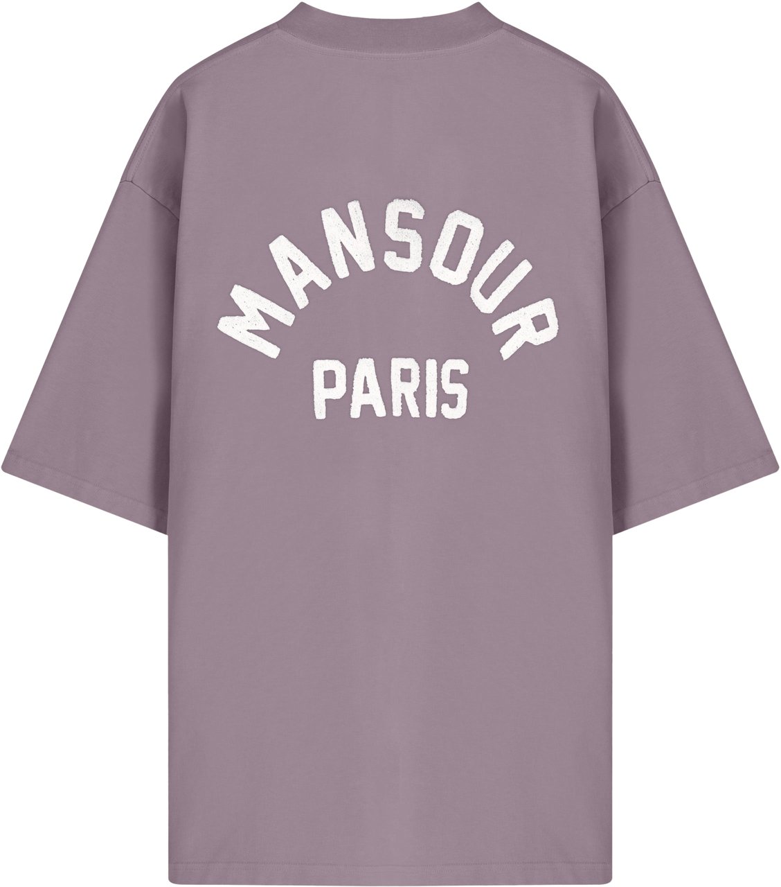 Mansour Paris College T-shirt Nirvana Paars