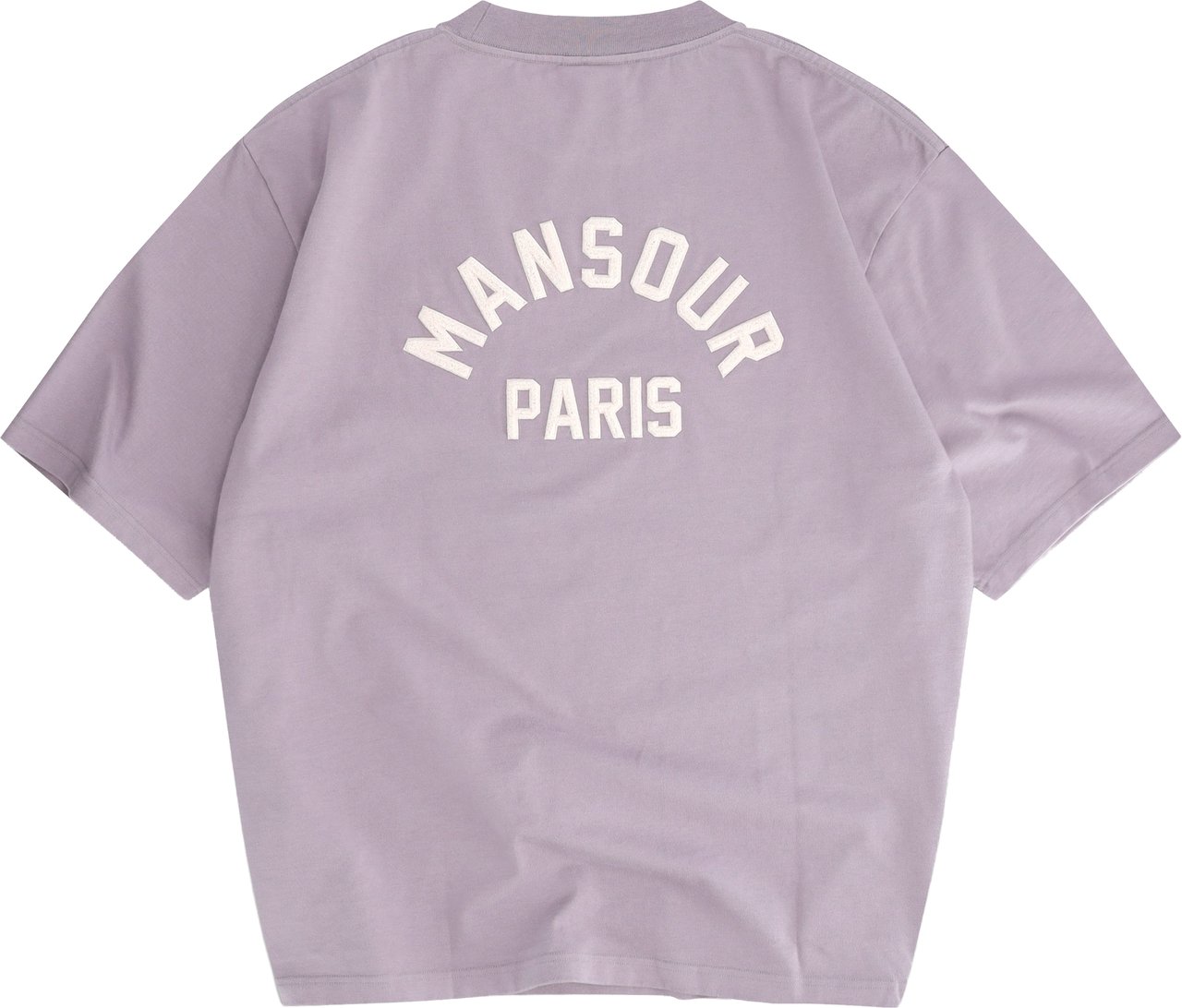 Mansour Paris College T-shirt Nirvana Paars