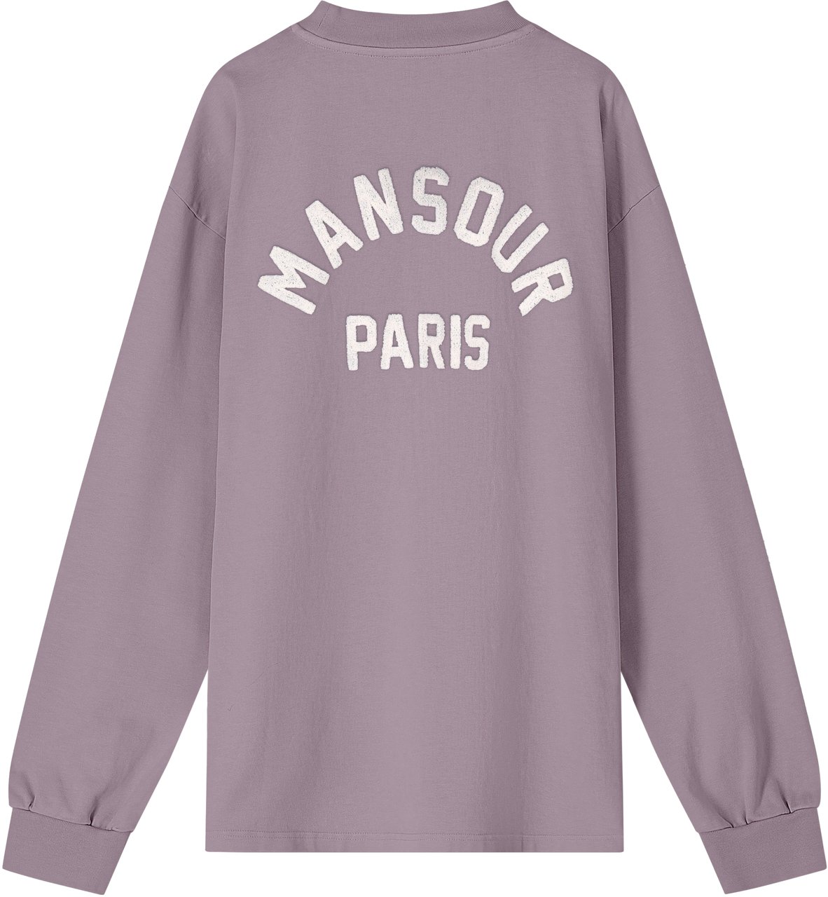 Mansour Paris College Longsleeve Nirvana Paars