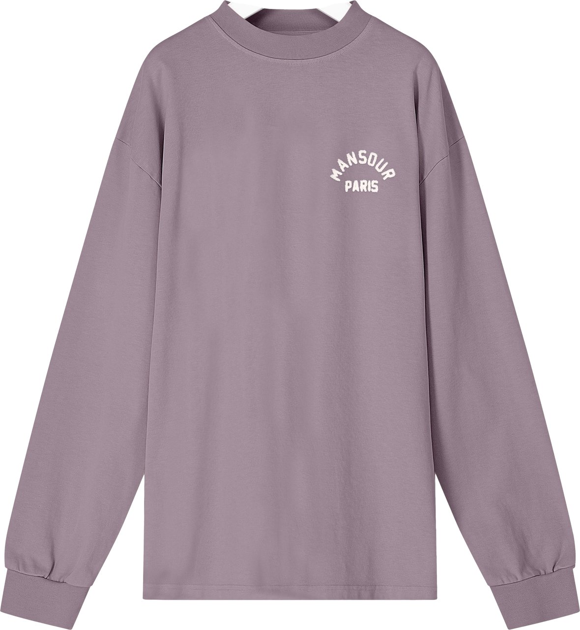 Mansour Paris College Longsleeve Nirvana Paars