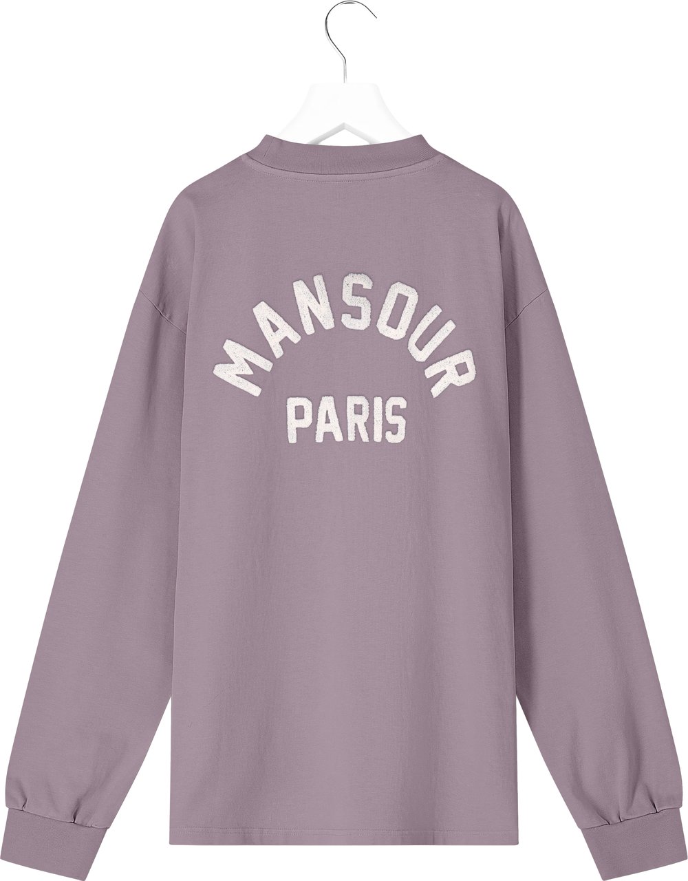 Mansour Paris College Longsleeve Nirvana Paars