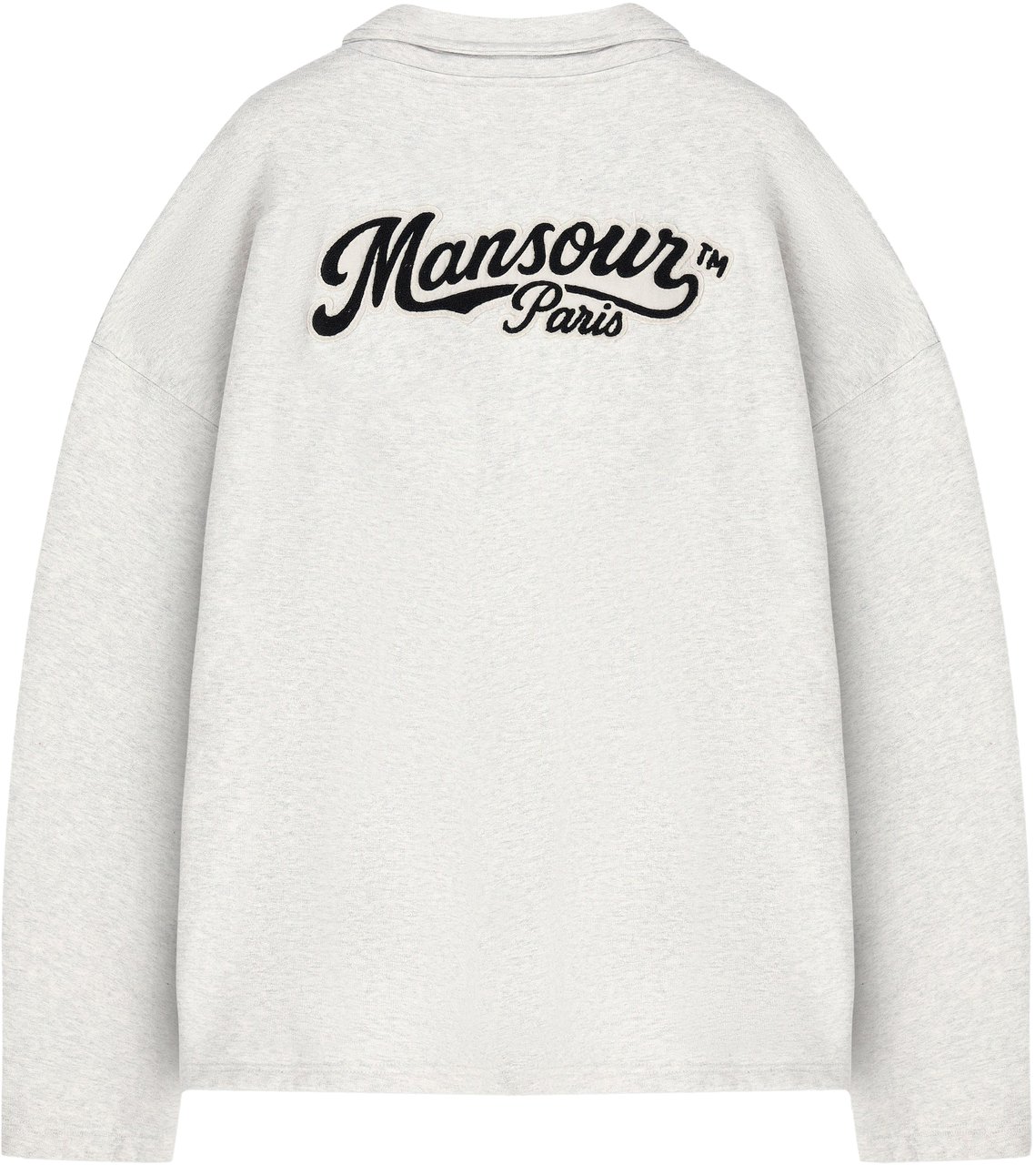 Mansour Coach Jacket Heather Grey Grijs