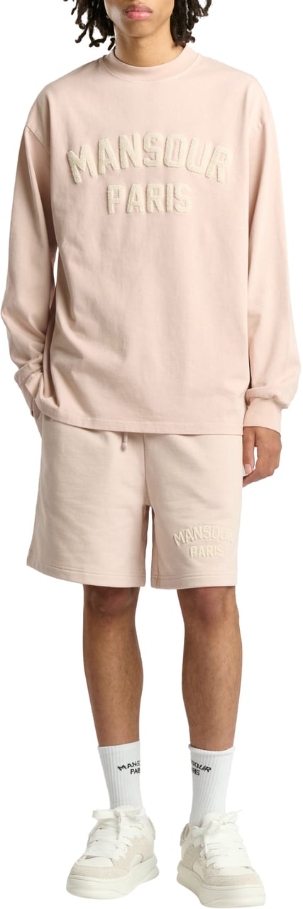 Mansour Paris College Short Dusty Pink Roze