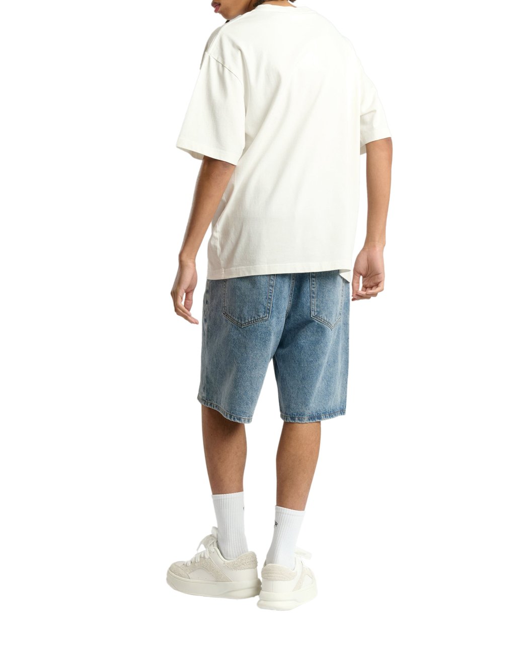 Mansour M Patch T-shirt Marshmellow Wit