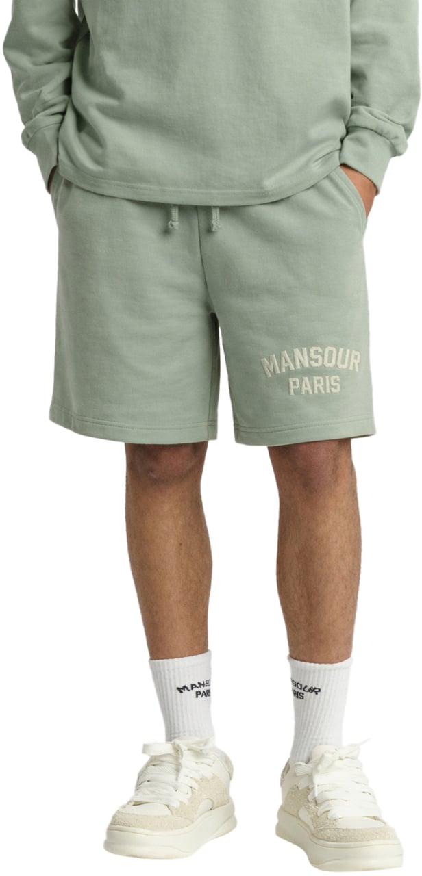 Mansour Paris College Short Green Milieu Groen