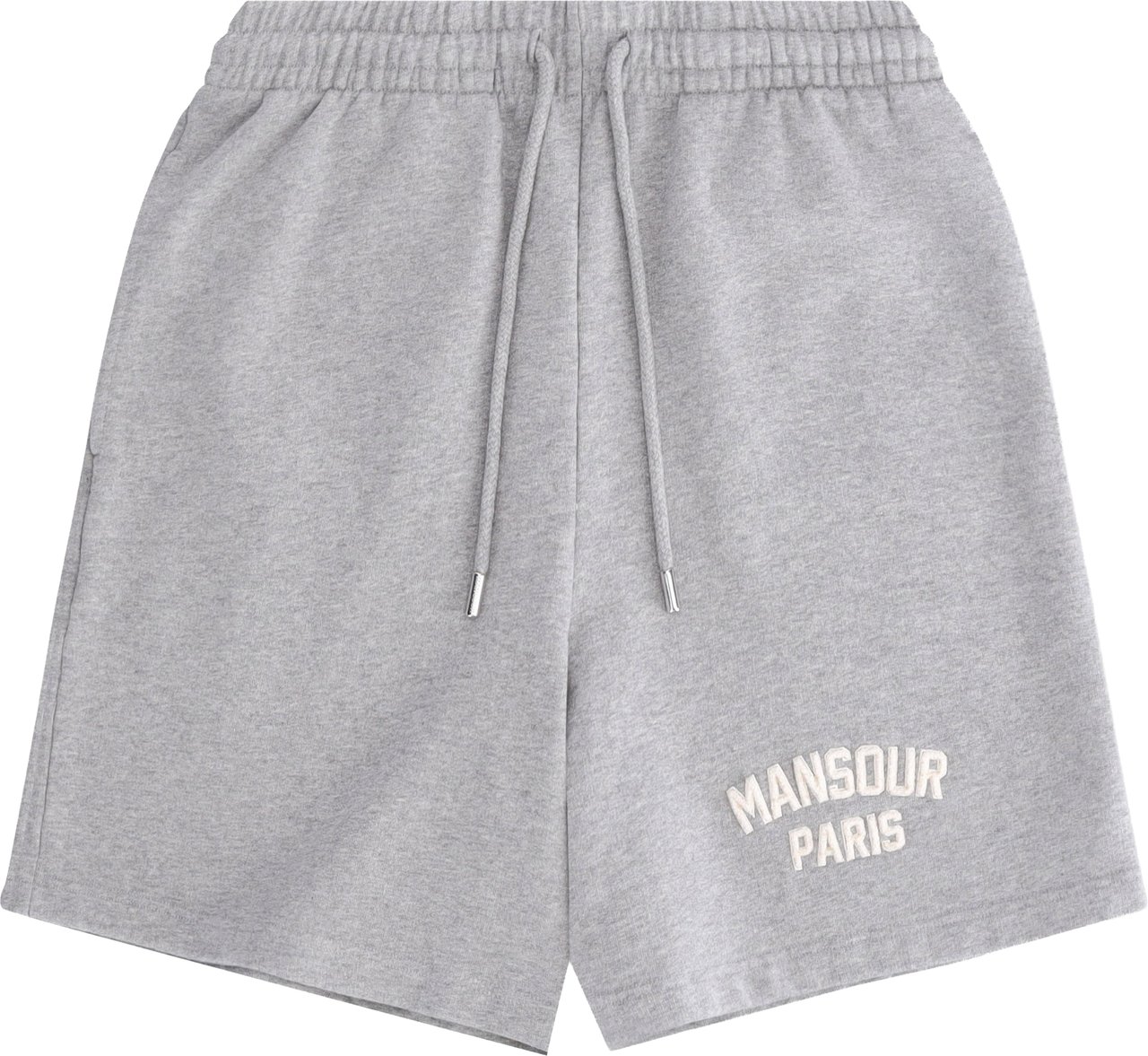 Mansour Paris College Short Heather Grey Grijs