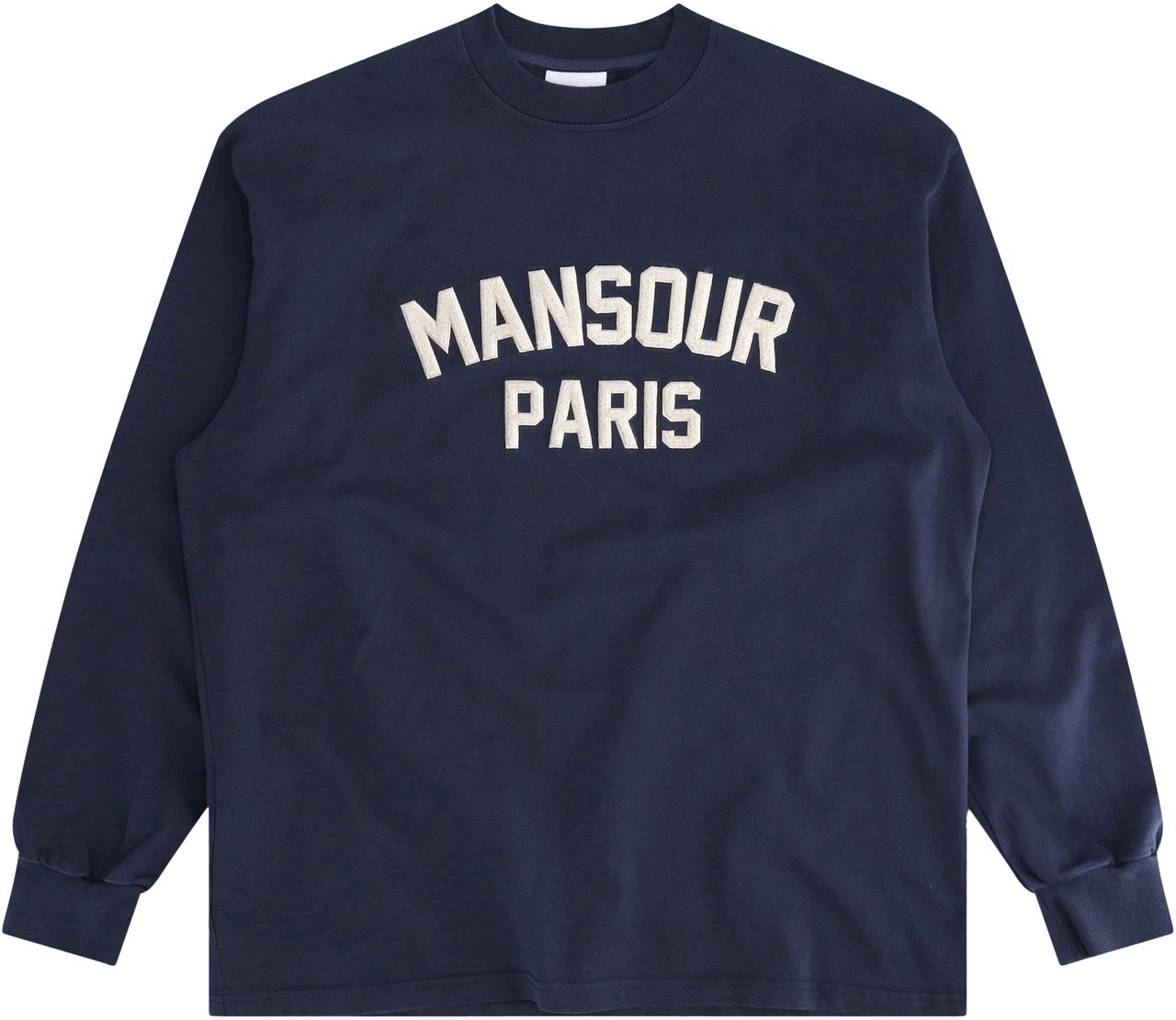 Mansour Paris College Longsleeve Bariton Blue Blauw