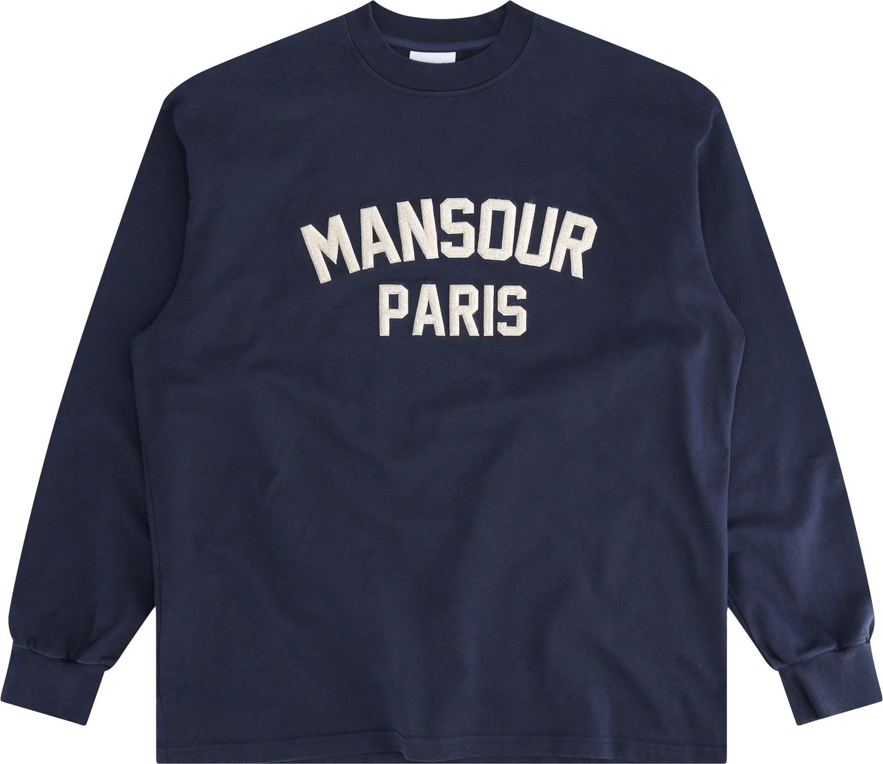 Mansour Paris College Longsleeve Bariton Blue Blauw