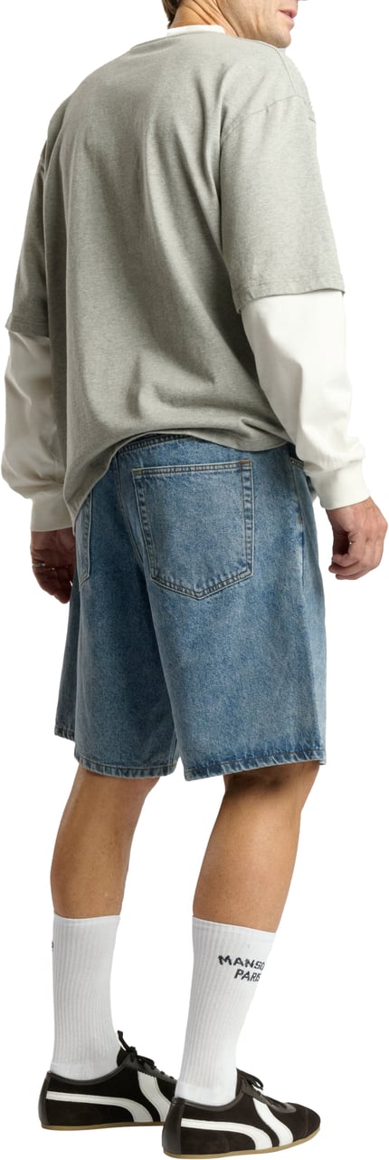 Mansour Double Sleeved Longsleeve Heather Grey Grijs