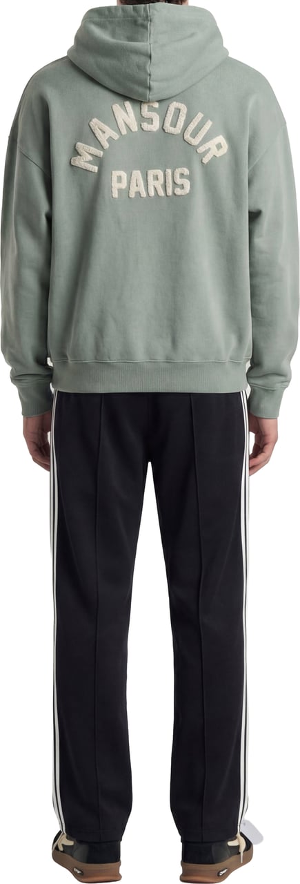 Mansour Paris College Hoodie Green Milieu Groen