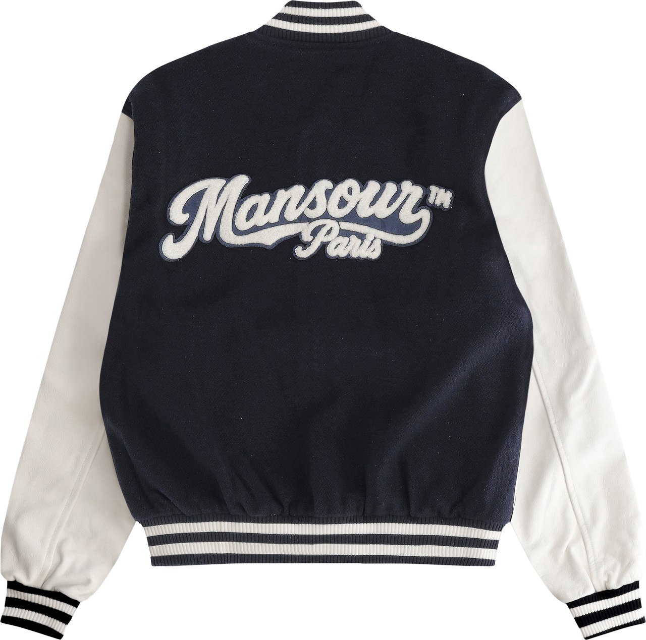 Mansour College Varsity Jacket Navy Blauw