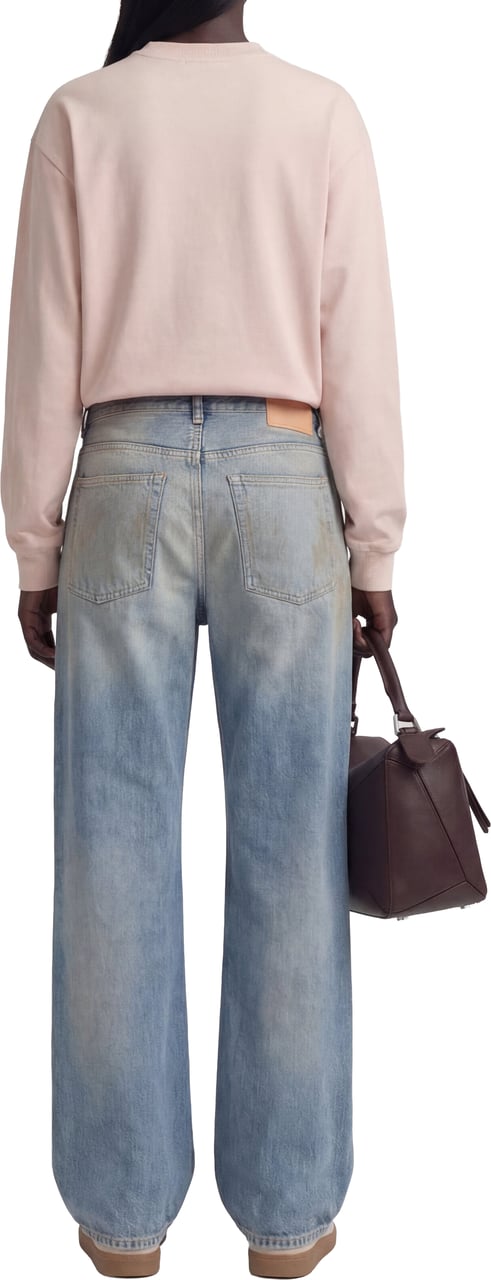 Mansour Paris College Longsleeve Dusty Pink Roze