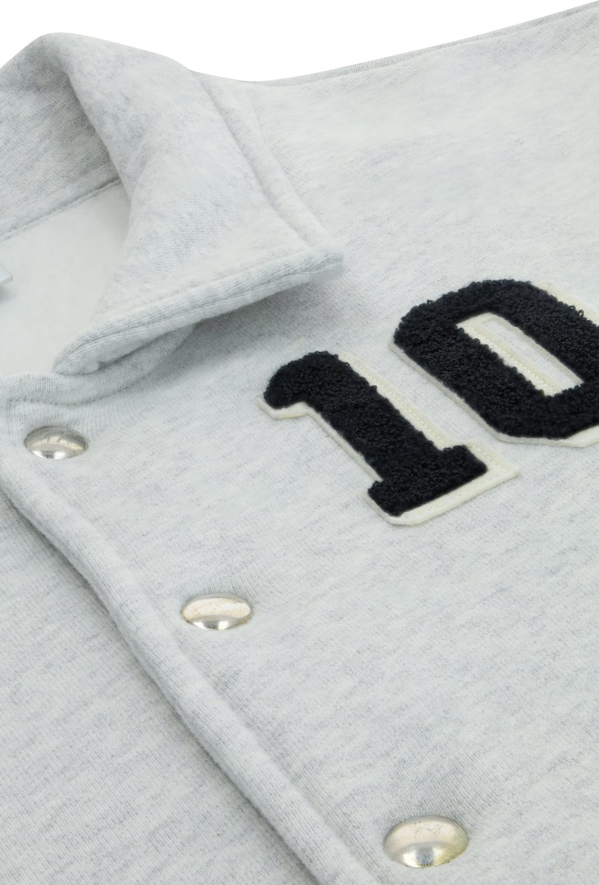 Mansour Coach Jacket Heather Grey Grijs