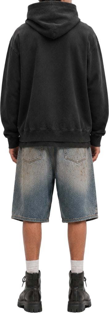 Mansour Cloud Runner Hoodie Vintage Black Zwart