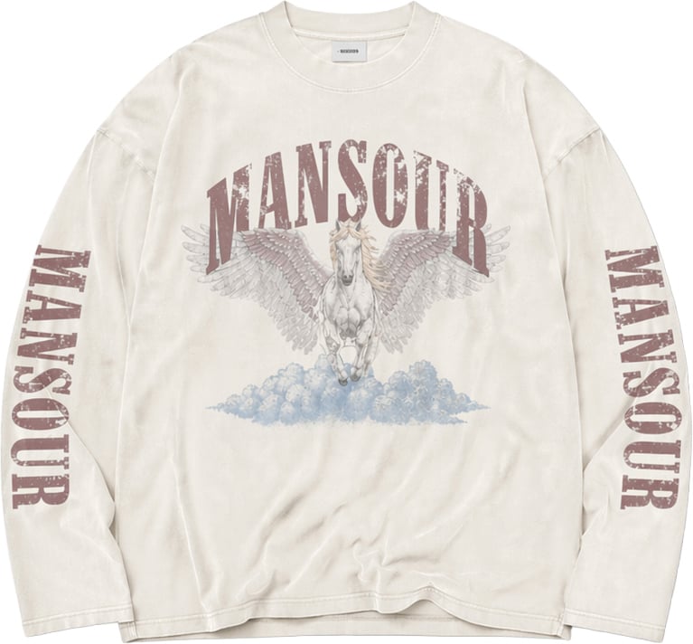 Mansour Cloud Runner Longsleeve Vintage Black Zwart
