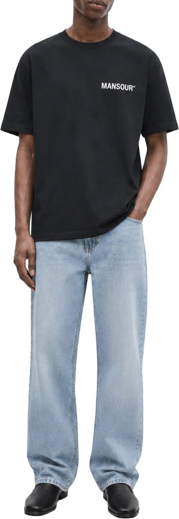 Mansour Logo Address T-shirt Black Bruin