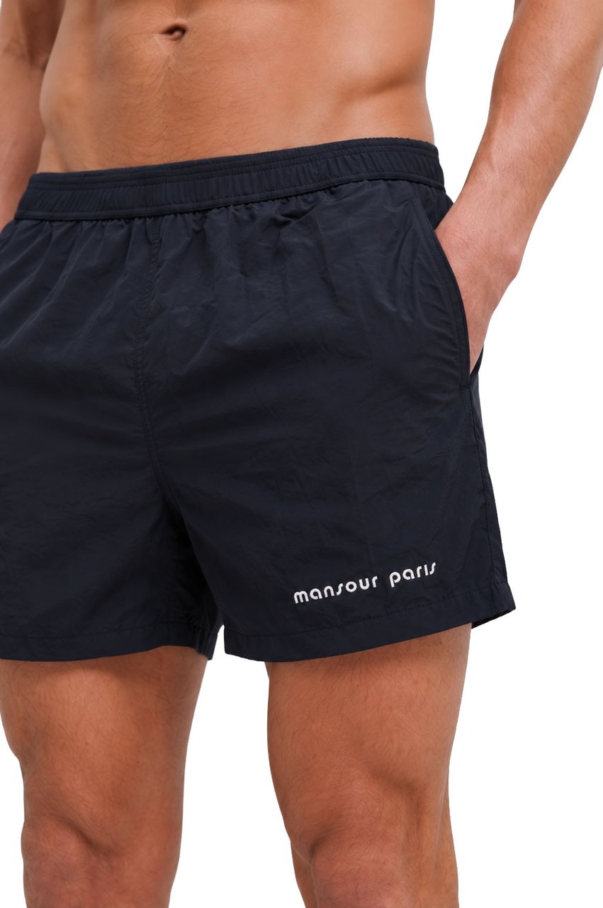 Mansour Logo Swimshort Black Bruin