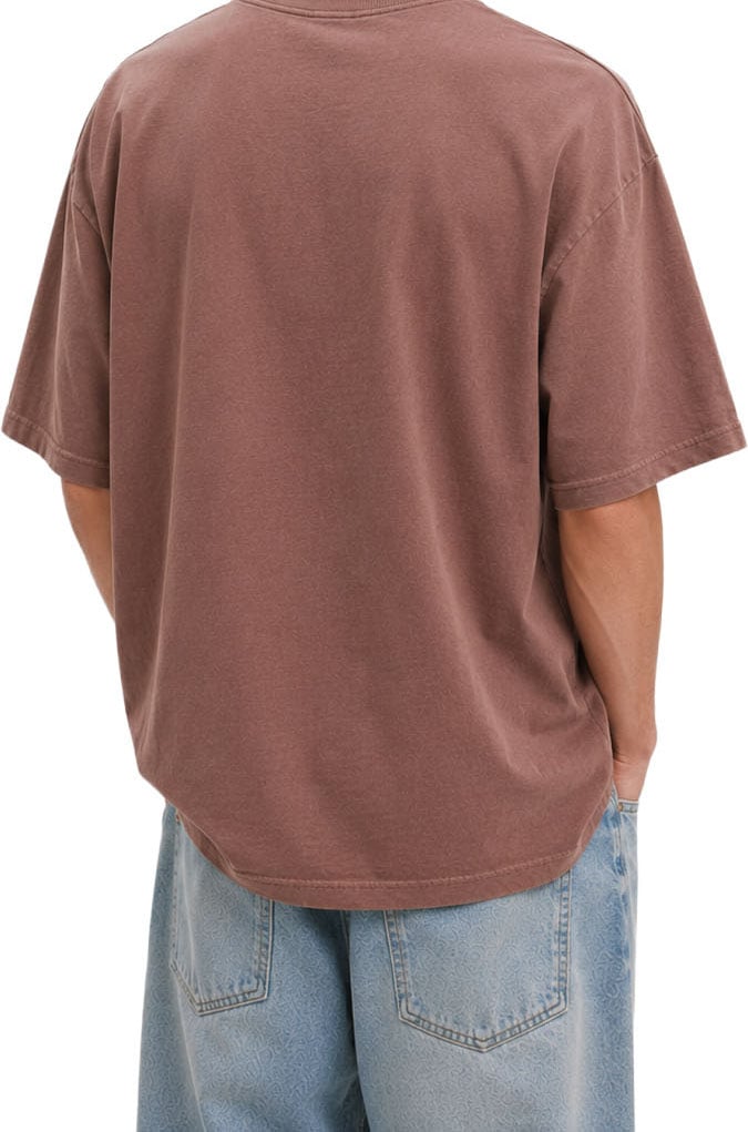 Mansour Varsity Logo T-shirt Faded Pink Bruin