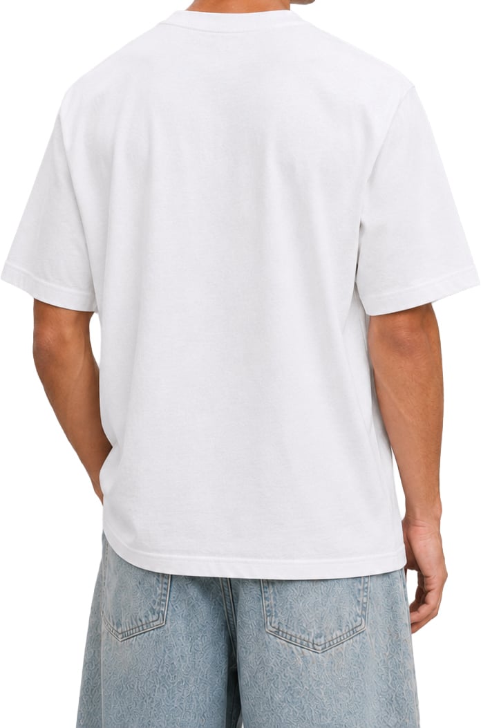 Mansour Club Faded White T-shirt Bruin