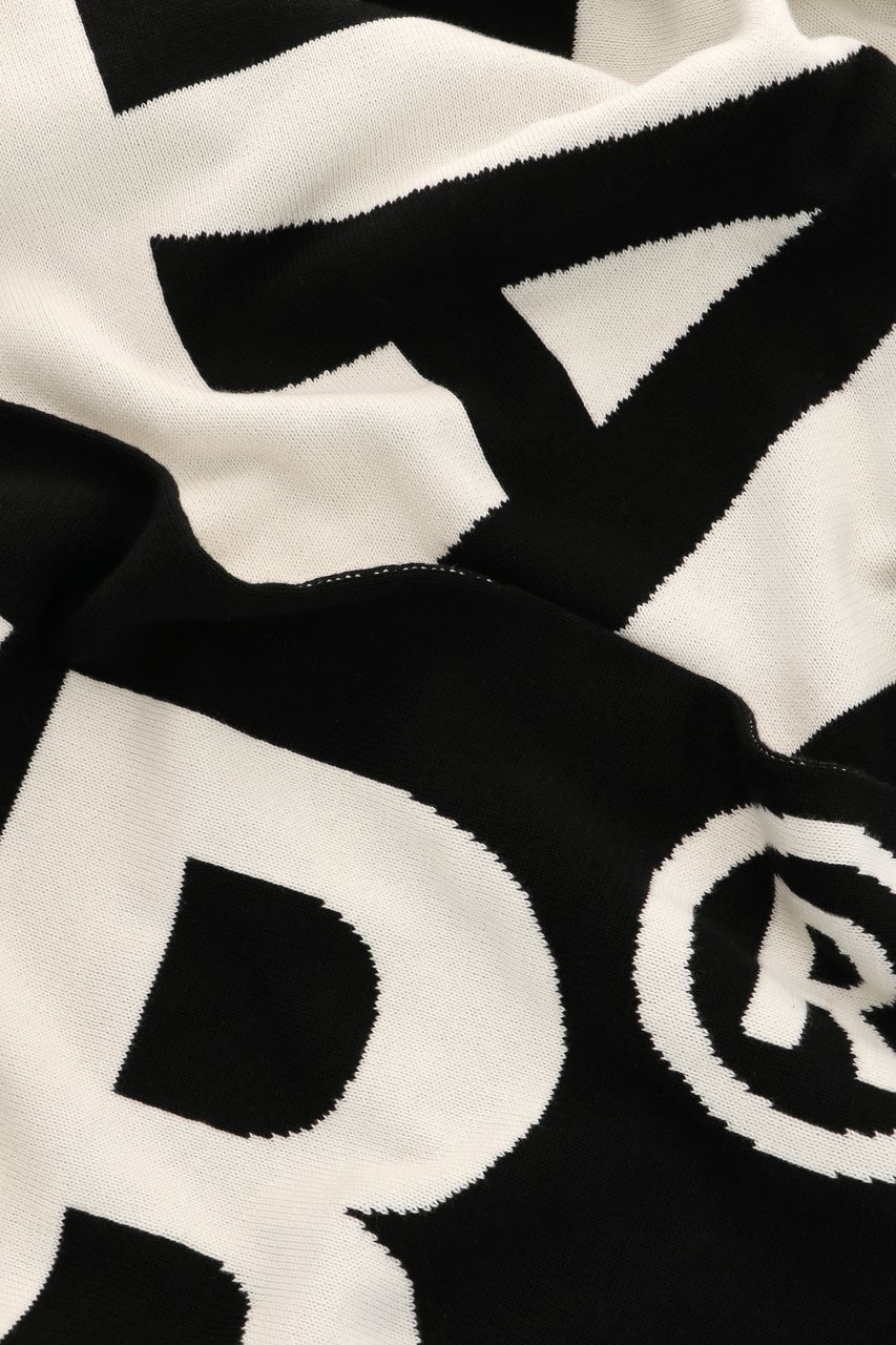 Mansour Logo scarf Zwart