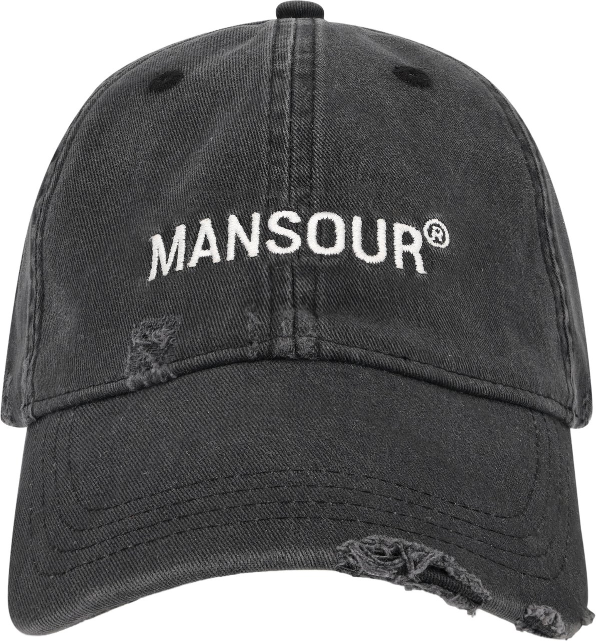 Mansour Monogram cap Zwart