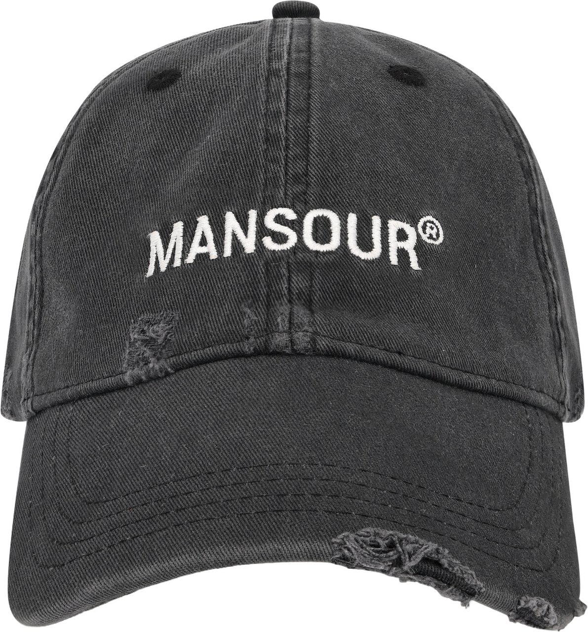 Mansour Monogram cap Zwart