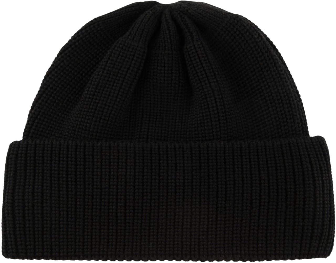Mansour Patch beanie Zwart