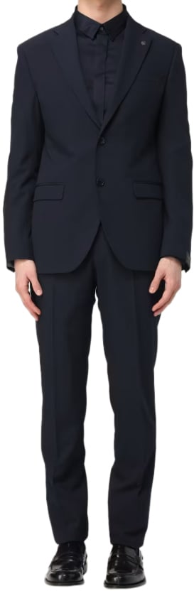 Manuel Ritz Suit Blue Blauw