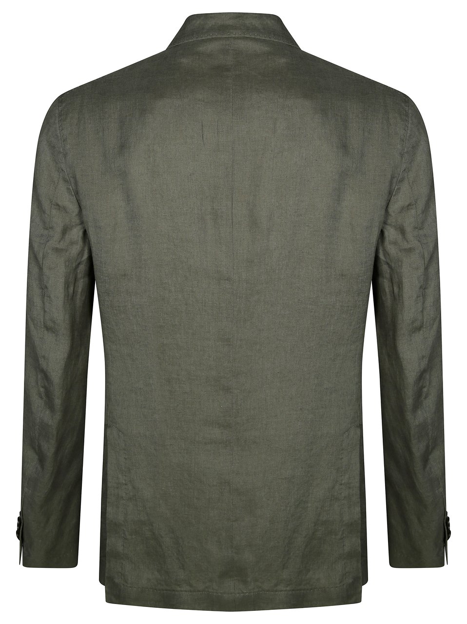 Manuel Ritz Muted Olive Linen Like Tailored Suit Grijs