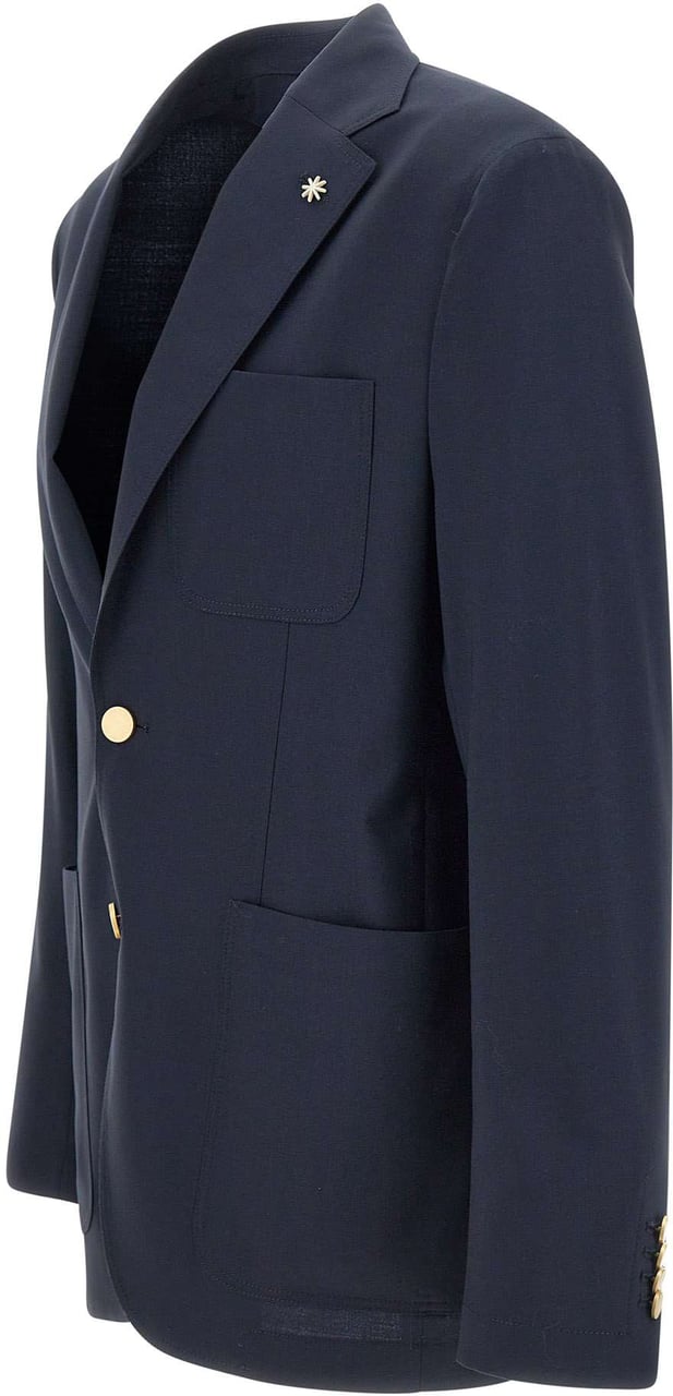 Manuel Ritz Jackets Blue Blauw