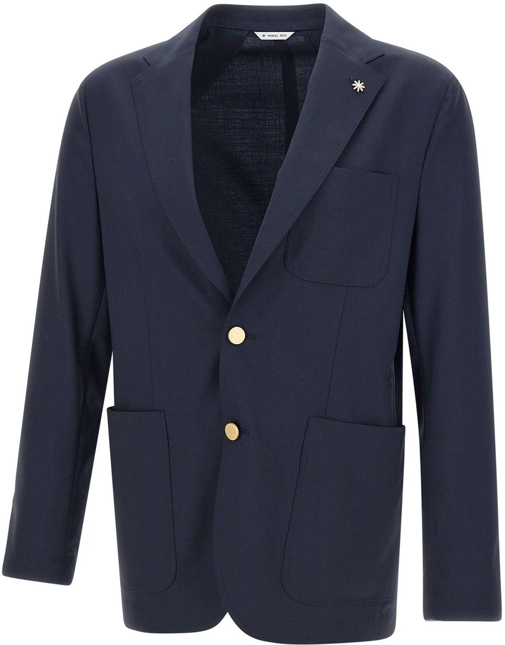 Manuel Ritz Jackets Blue Blauw