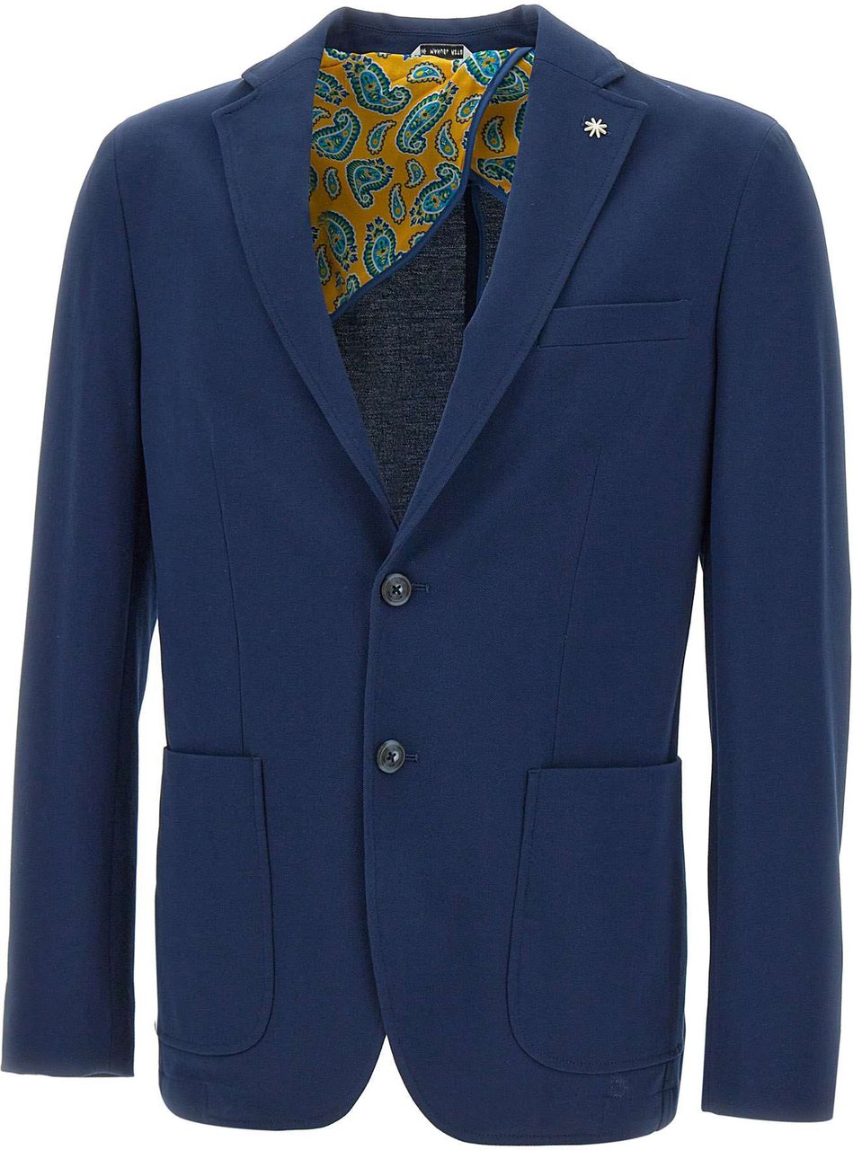 Manuel Ritz Jackets Blue Blauw