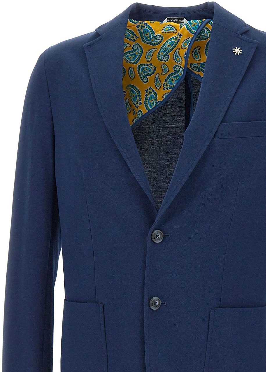 Manuel Ritz Jackets Blue Blauw