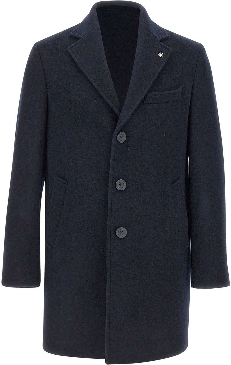 Manuel Ritz Coats Blue Blauw