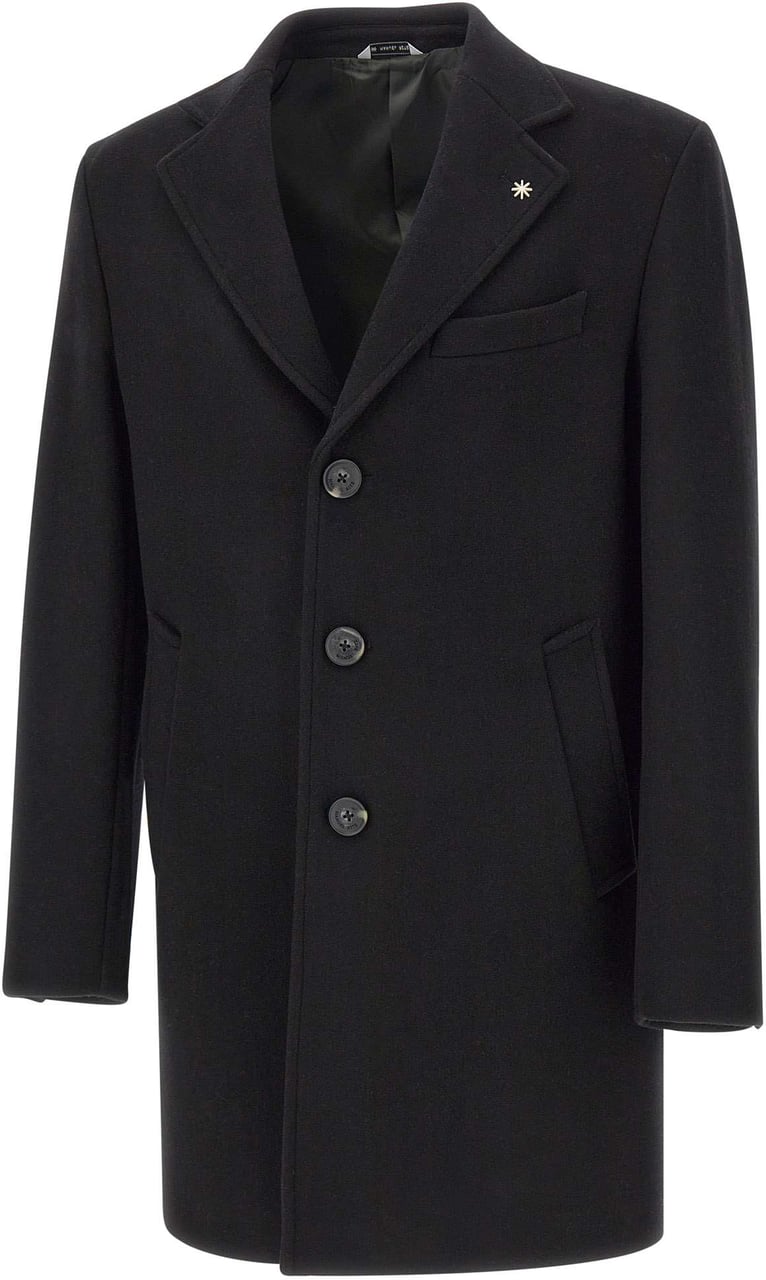 Manuel Ritz Coats Black Zwart