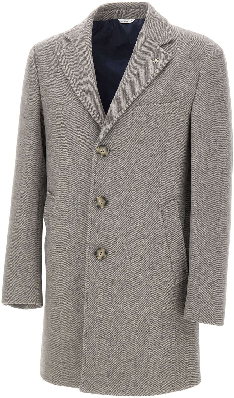 Manuel Ritz Coats Grey Grijs