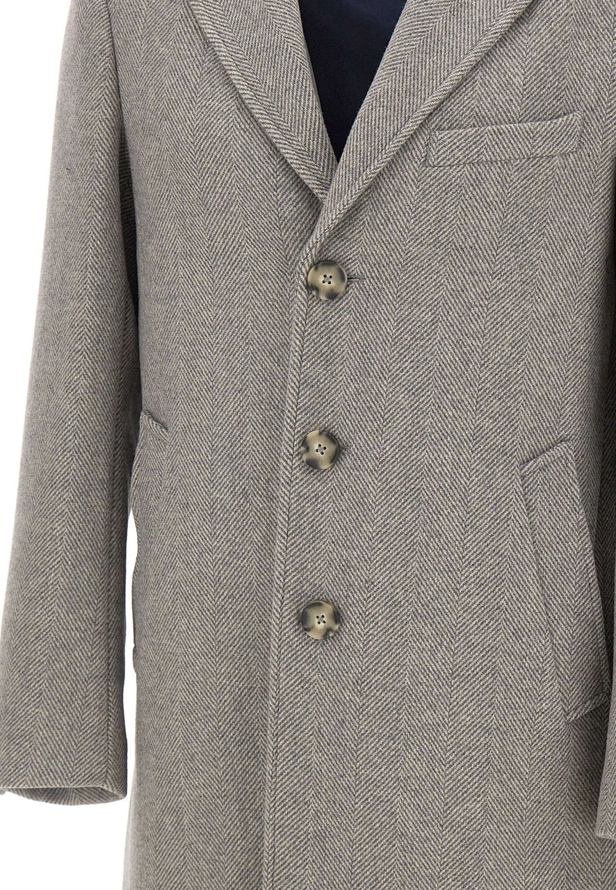 Manuel Ritz Coats Grey Lichtgrijs