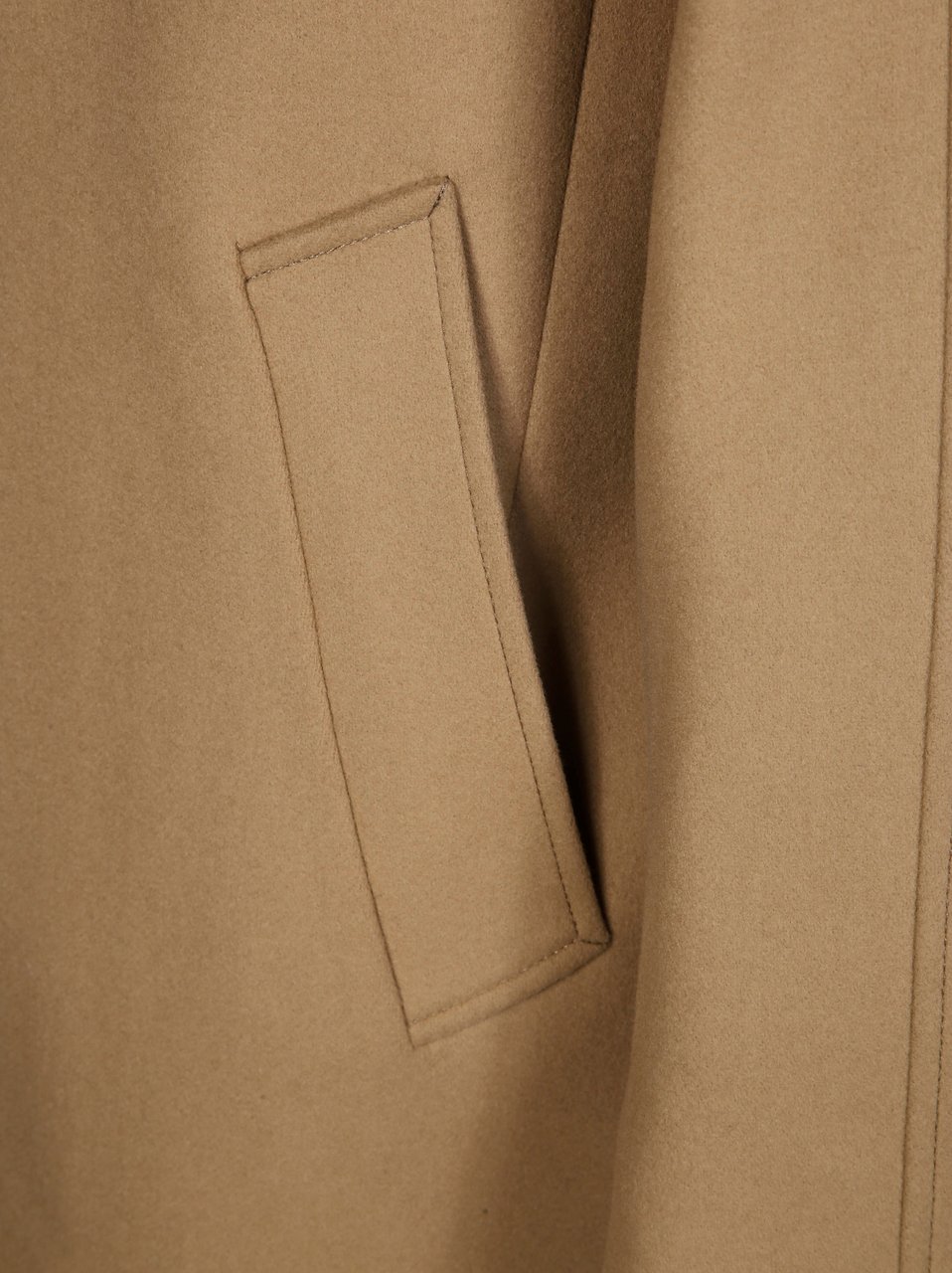 Manuel Ritz Mid-Length Coat with Classic Collar Bruin