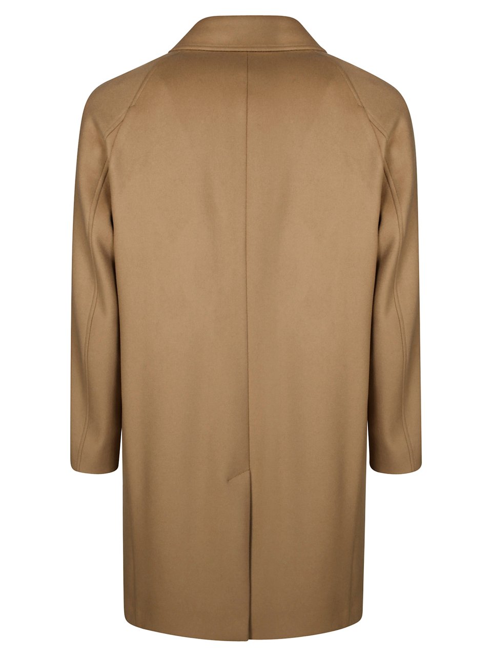 Manuel Ritz Mid-Length Coat with Classic Collar Bruin