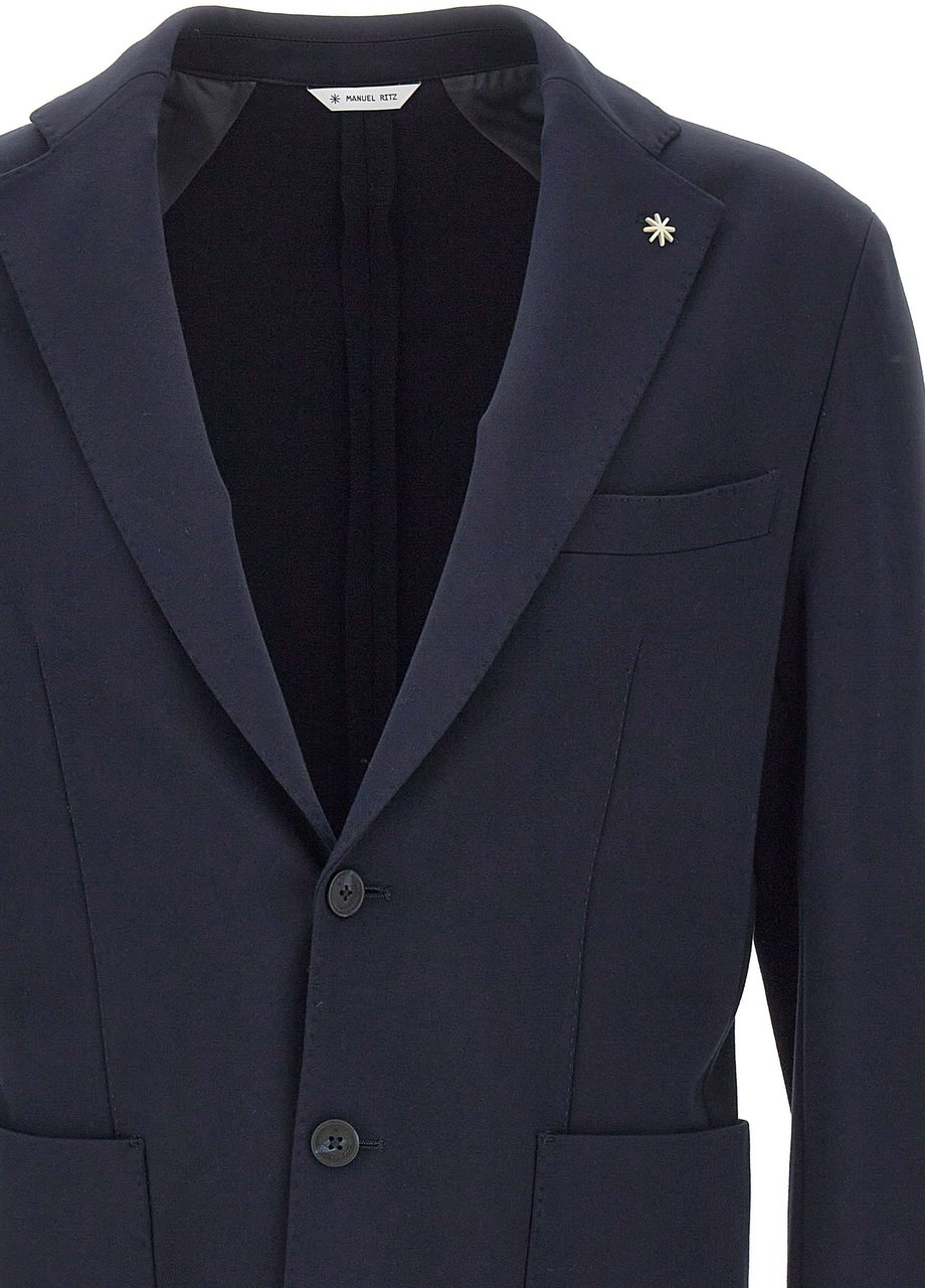 Manuel Ritz Jackets Blue Navy